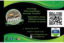 Logo de FD VERT DEBROUSSAILLAGE Logo de FD VERT DEBROUSSAILLAGE