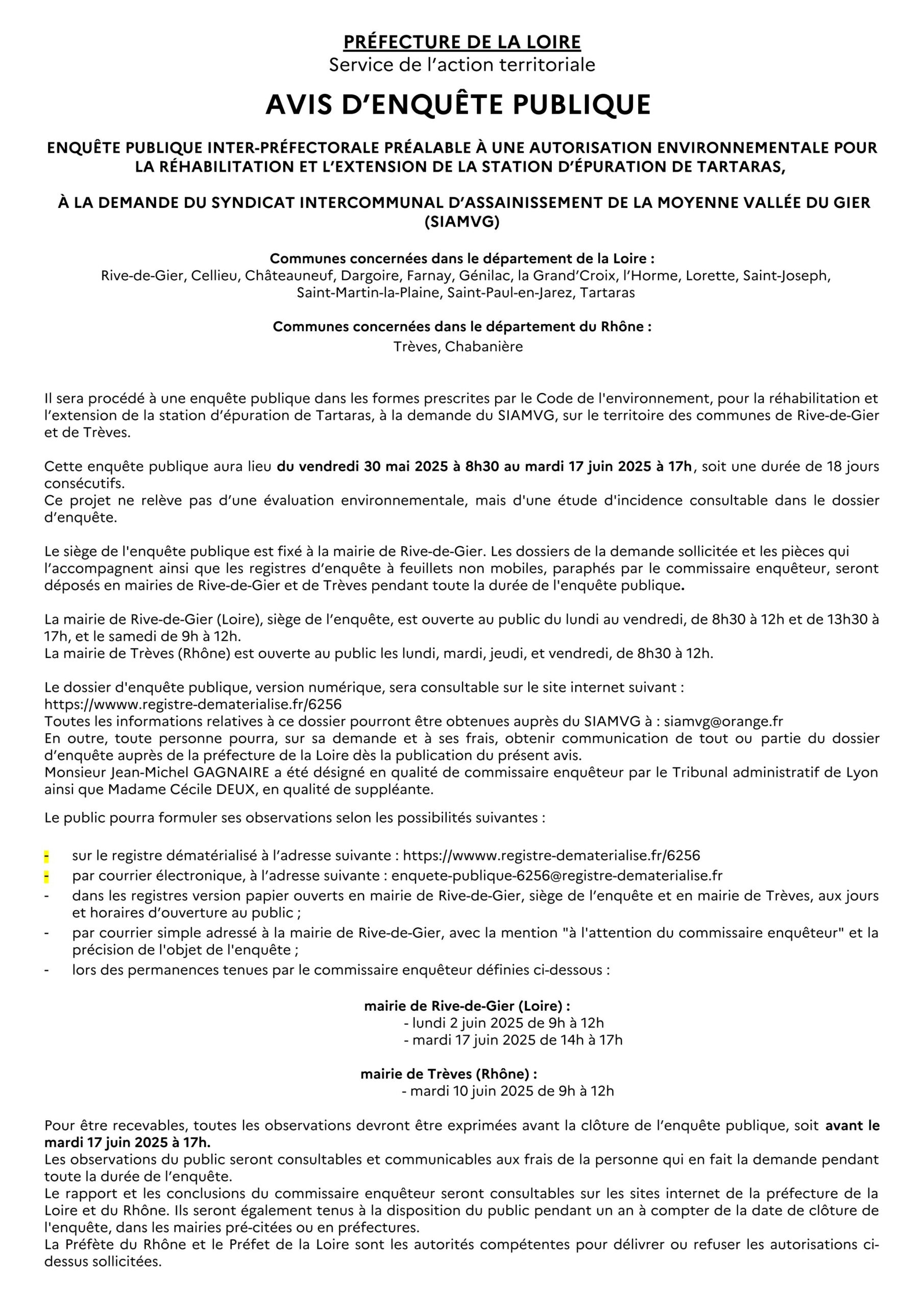 Enquête publique