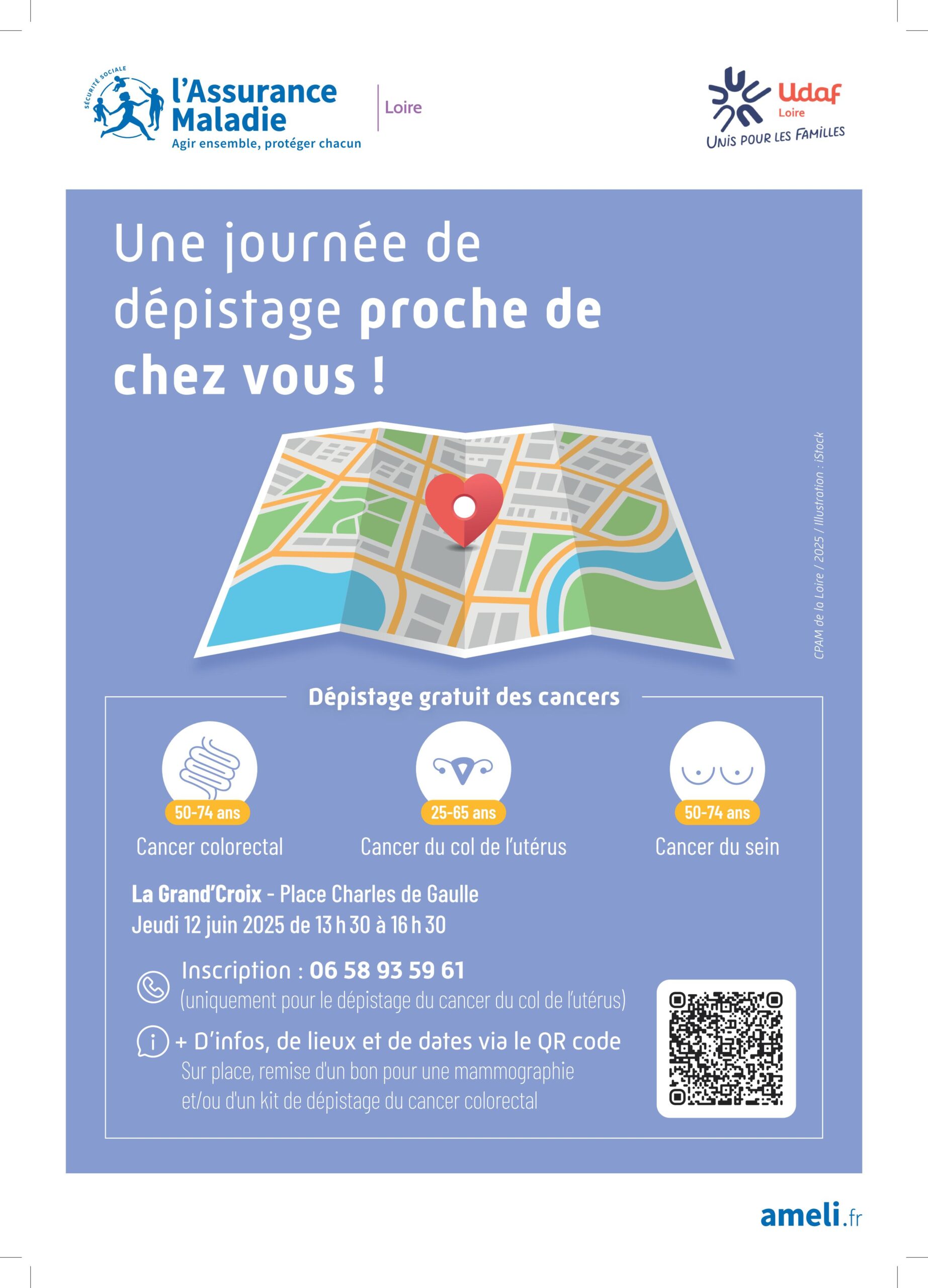 Dépistage gratuit des cancers proche de chez vous