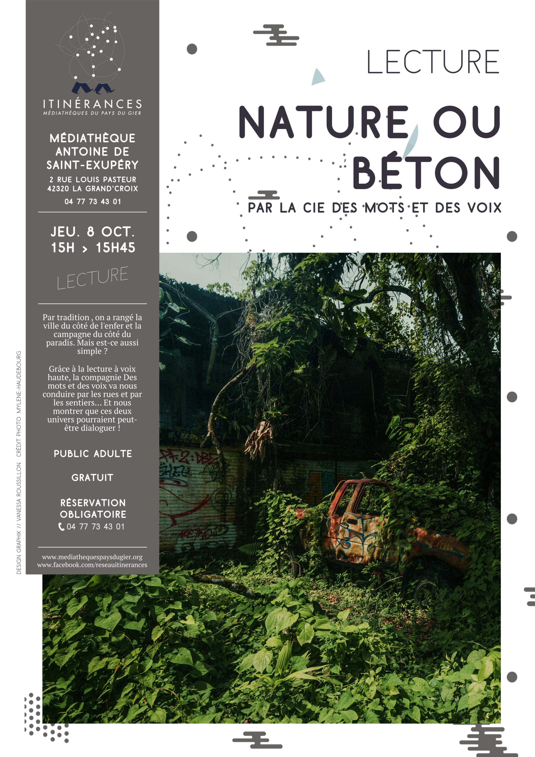 Lecture à la Médiathèque